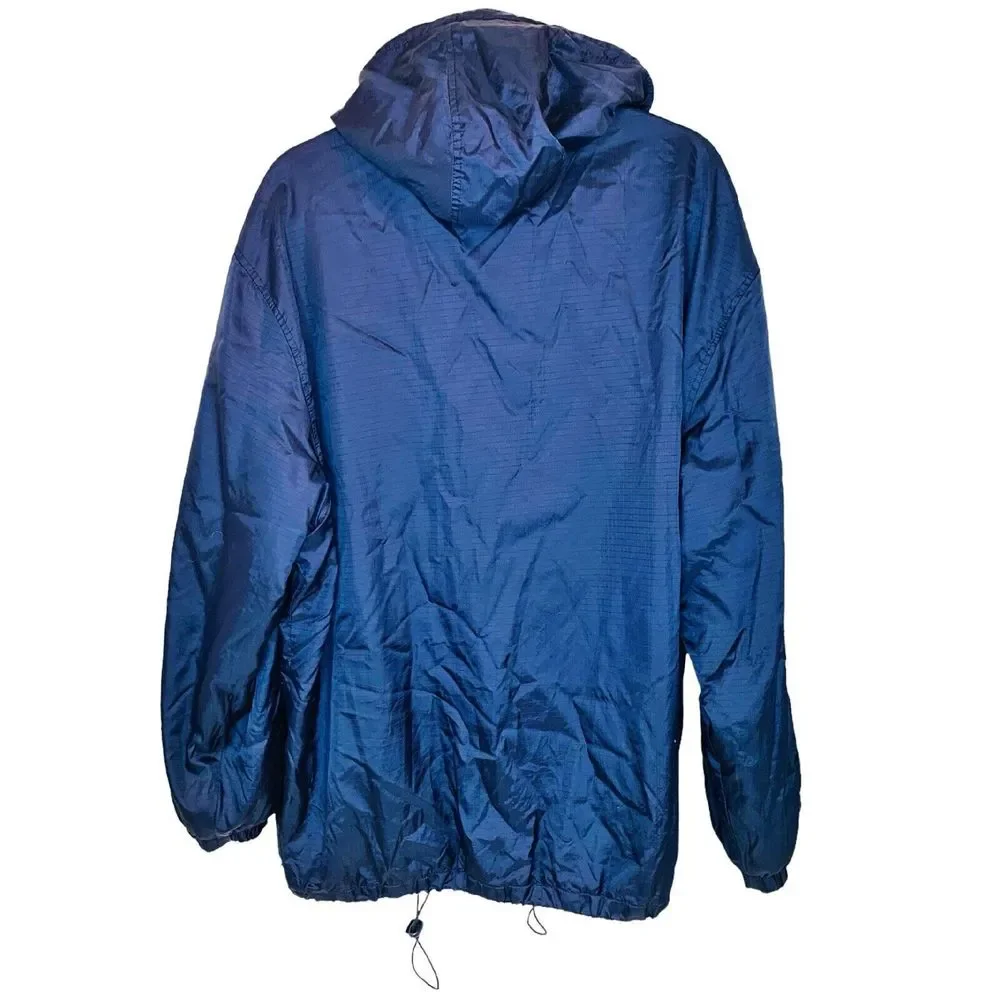 Dickies Windbreaker Jacket Mens‎ XL Nylon Ripstop Fleece Lined Hooded Full Zip